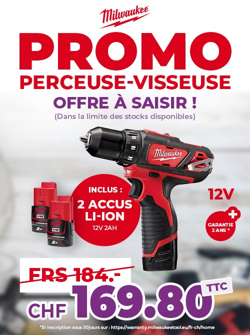 MILWAUKEE PERCEUSE-VISSEUSE...