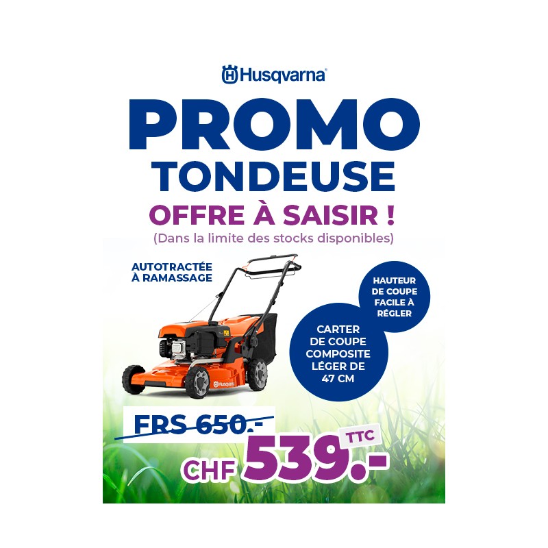 HUSQVARNA TONDEUSE LC247S AUTOTRACTEE A RAMASSAGE