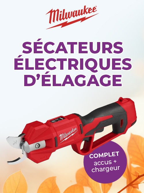 SÉCATEURS ÉLECTRIQUES...