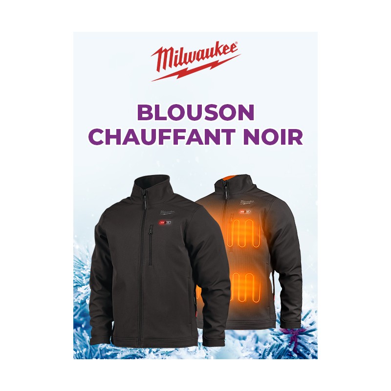 BLOUSON CHAUFFANT NOIR