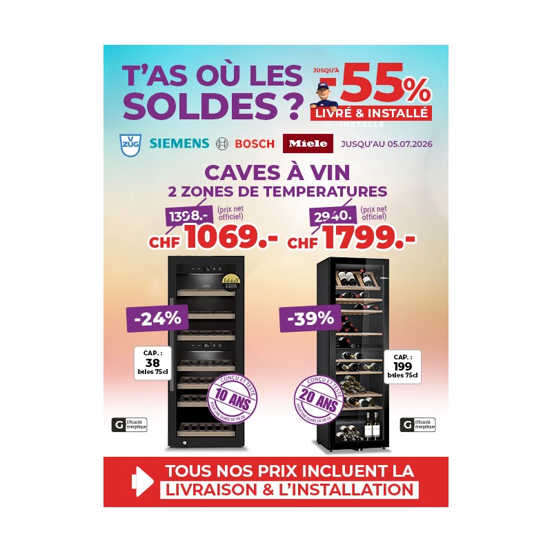 Soldes Ete - Caves à vin