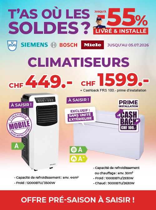Soldes Ete - Climatiseurs