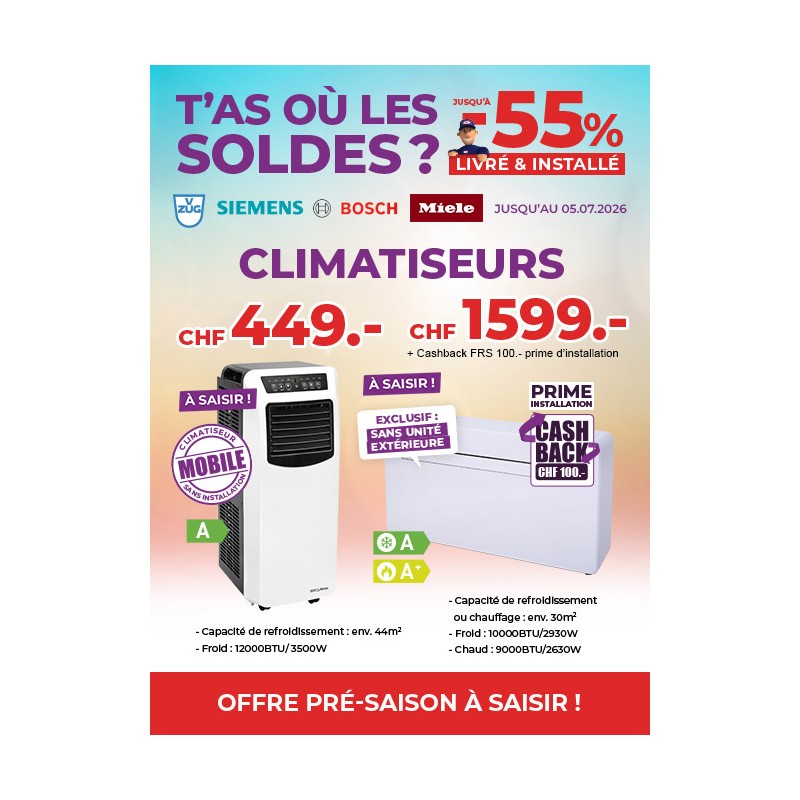 Soldes Ete - Climatiseurs