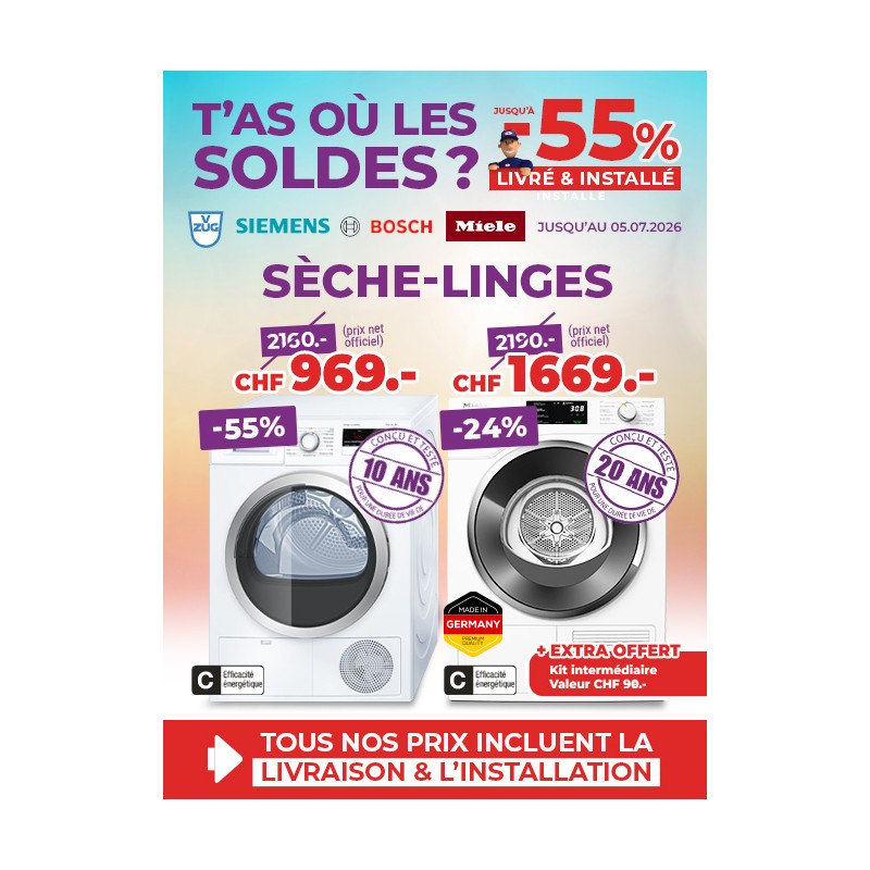 Soldes Ete - Sèche-Linges